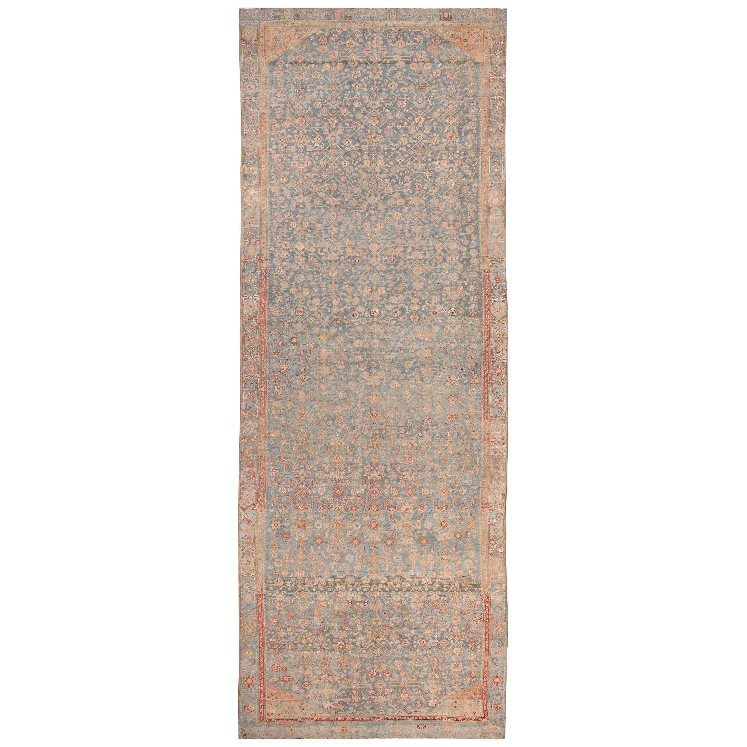 Antique Persian Malayer Rug. Size: 6 ft 8 in x 18 ft 7 in