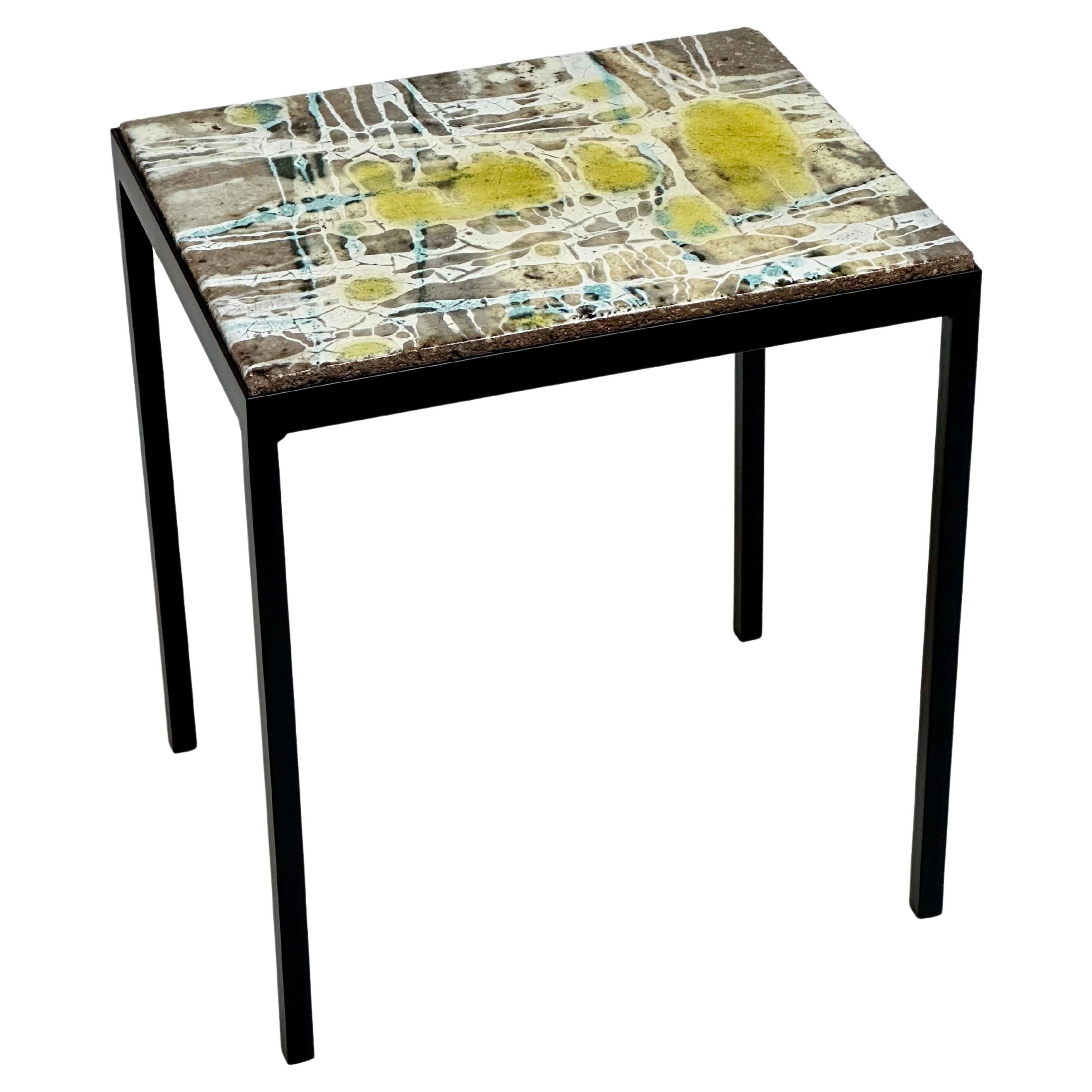 Dekorativer niedriger Tisch, Jo Amado, Frankreich 1962 im Angebot