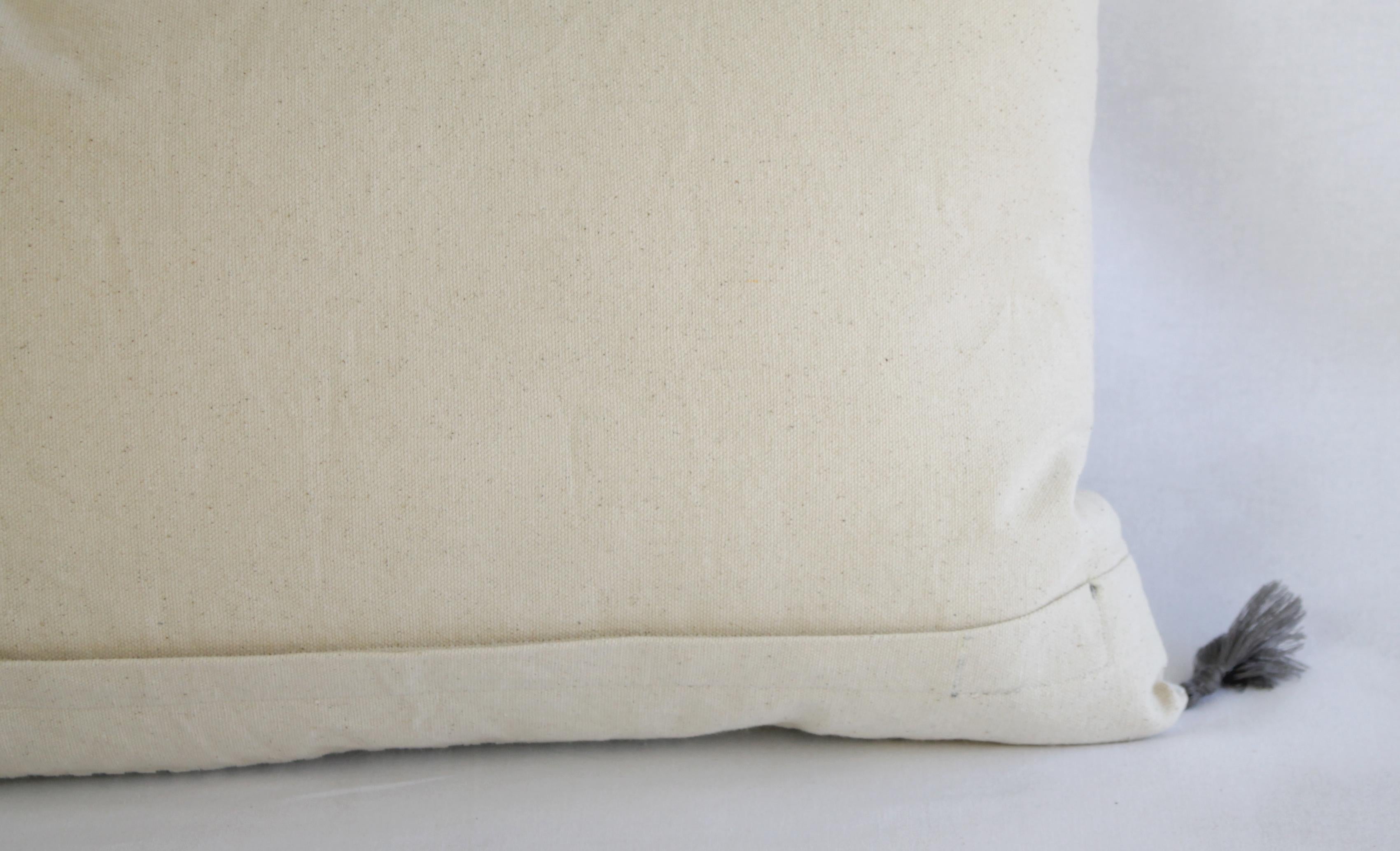 Decorative Lumbar Pillow with Fringe 7