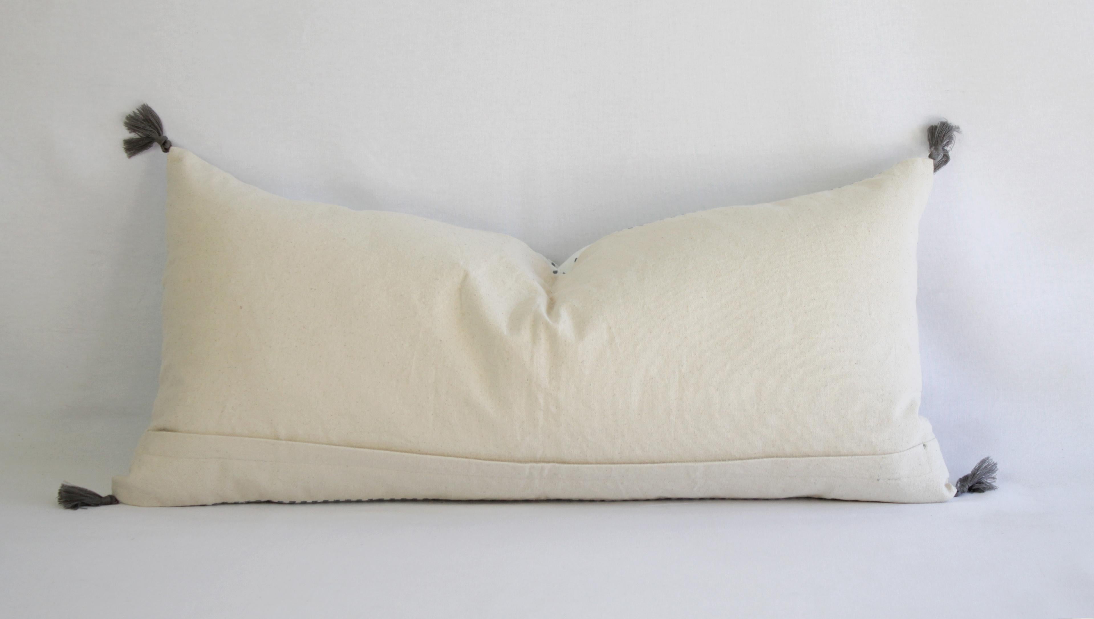 Decorative Lumbar Pillow with Fringe 8