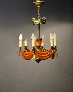 Decorative metal chandelier