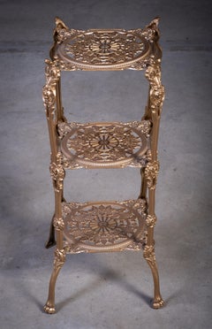 Decorative Metal Pedestal, Made In Italy, 1960s