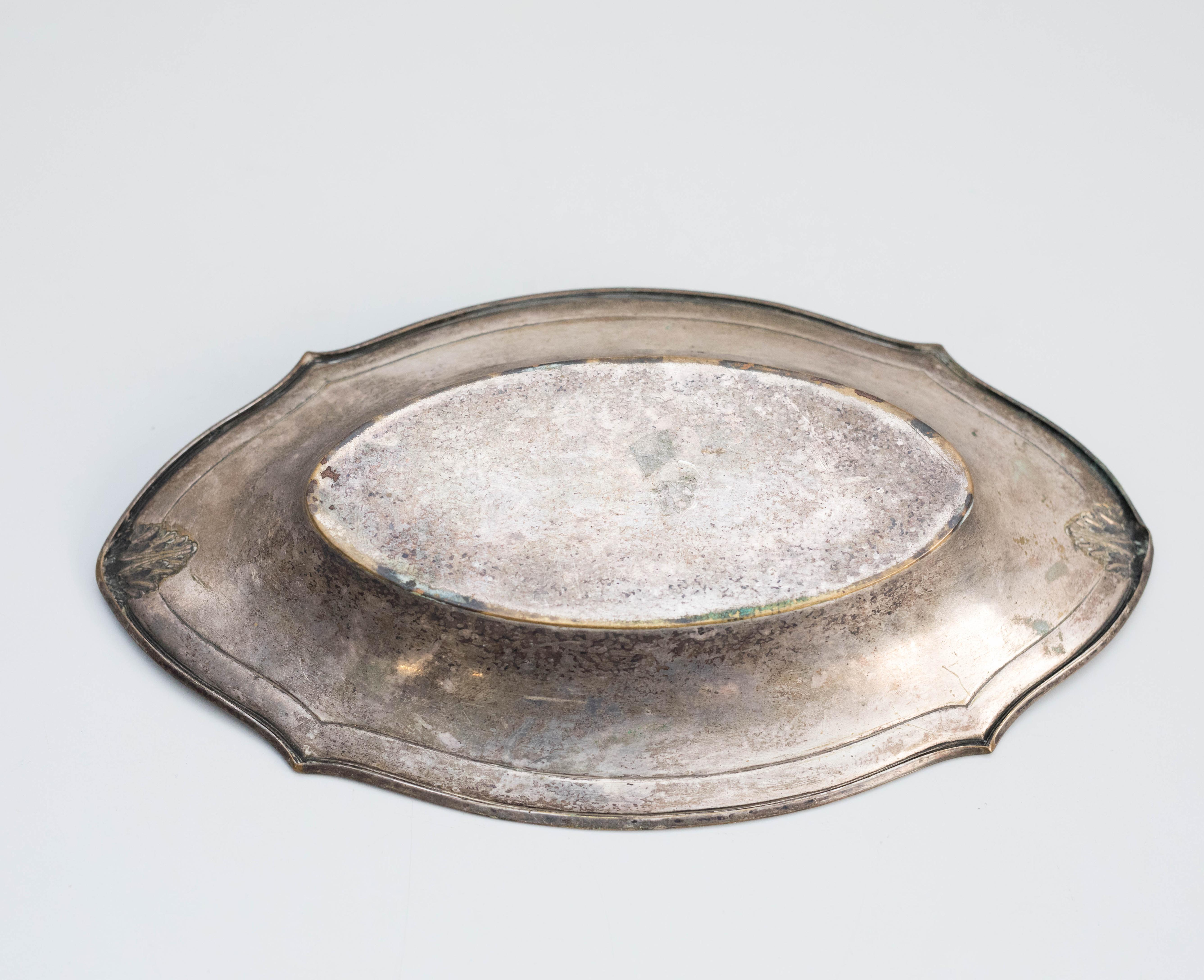 Decorative Metal Tray, circa 1930 For Sale 2