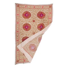 Décoration neutre Samarkand Suzani, Ouzbékistan, milieu du 20e siècle