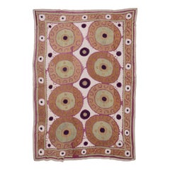 Decorativo Metà del XX secolo A.I.C. Samarcanda Suzani, Uzbekistan