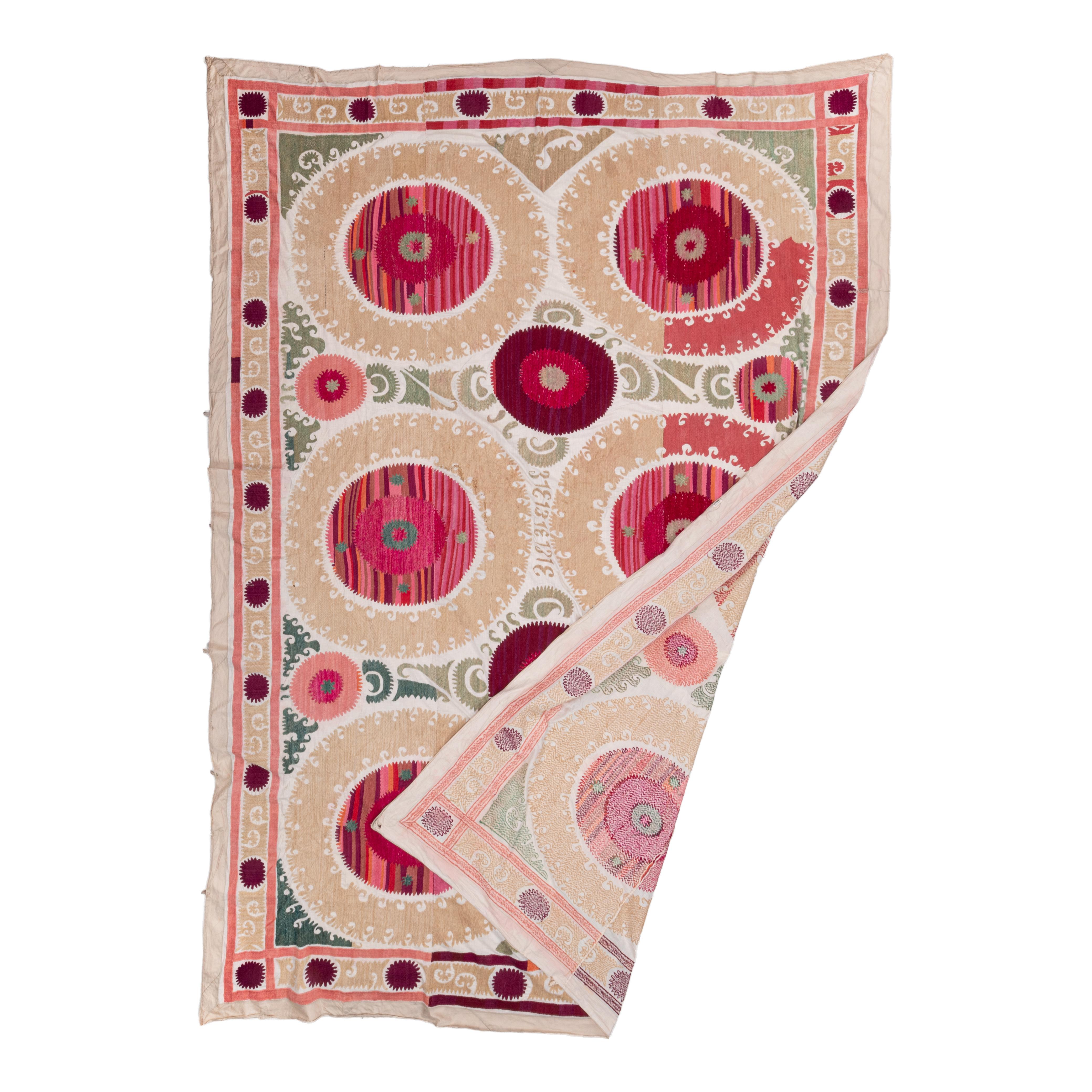Ouzbek Décoratif A.I.C.  Samarkand Suzani, Uzbek en vente