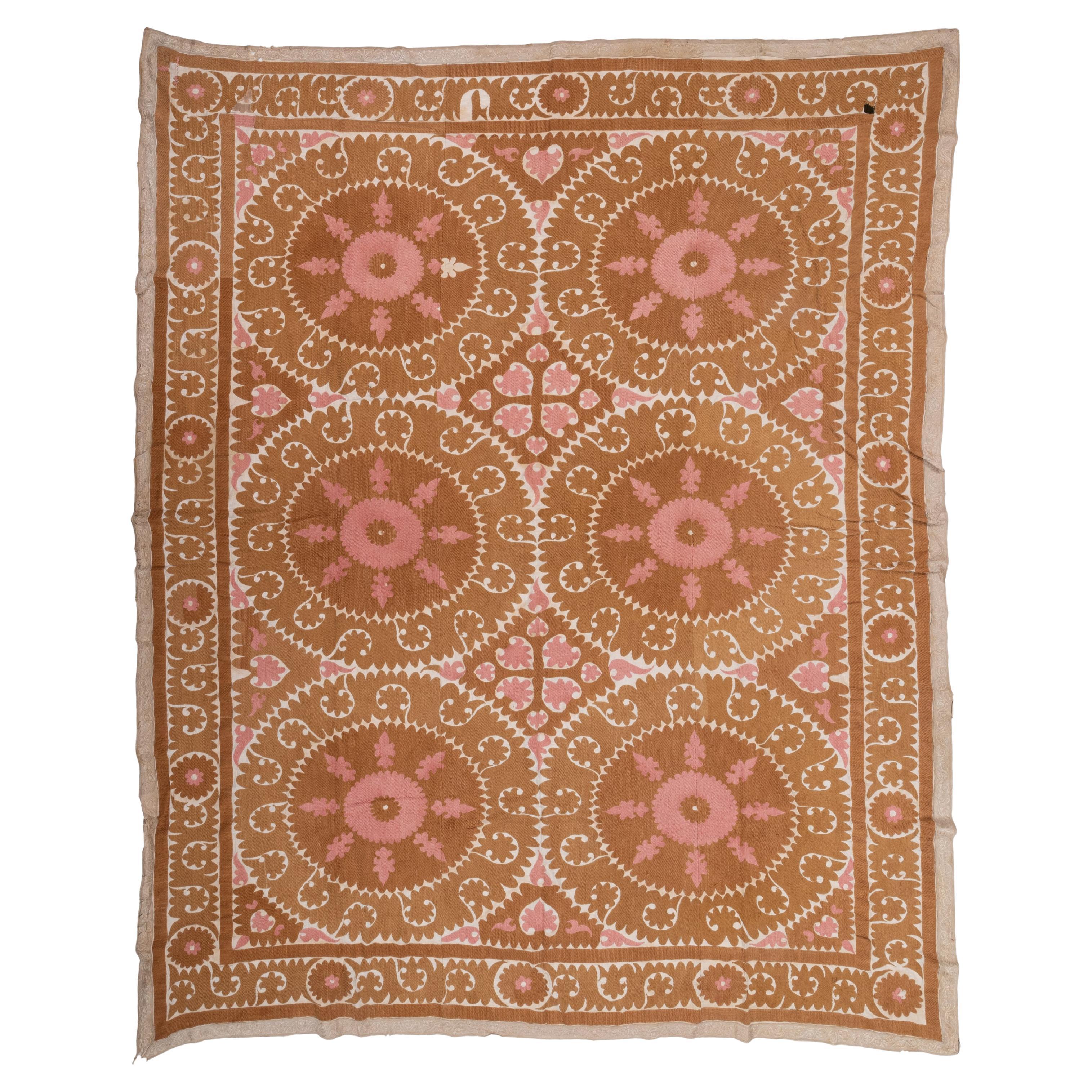 Dekorativ Mitte 20. Jh.  Samarkand Suzani, Usbekistan