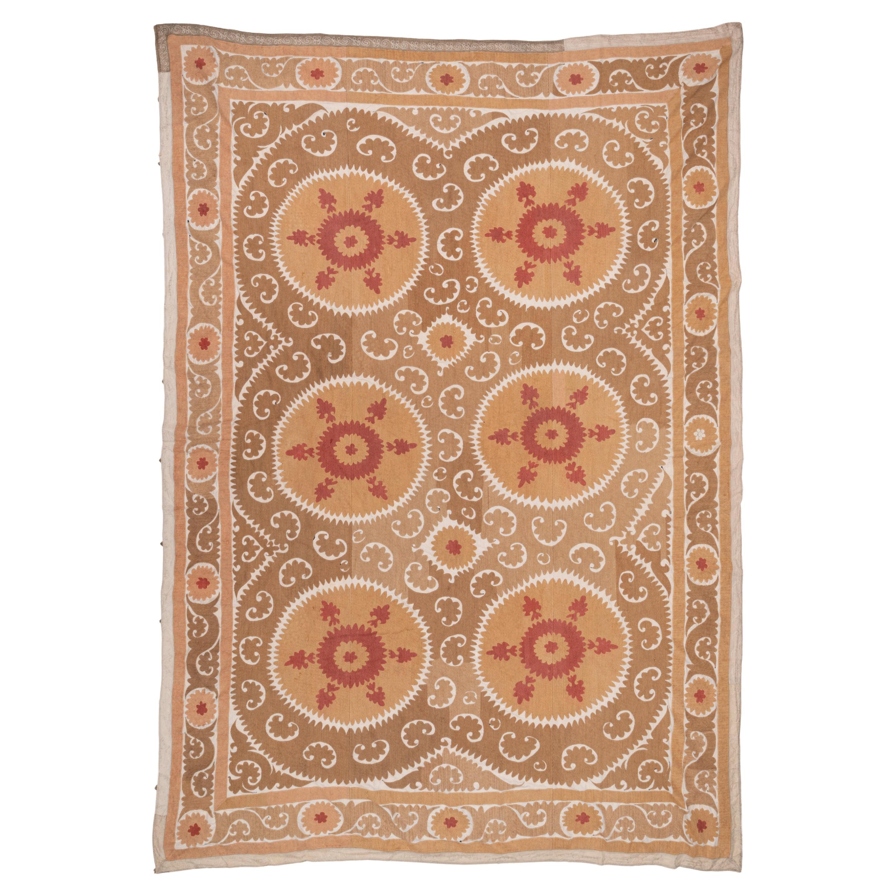 Dekorativ Mitte 20. Jh.  Samarkand Suzani, Usbekistan im Angebot