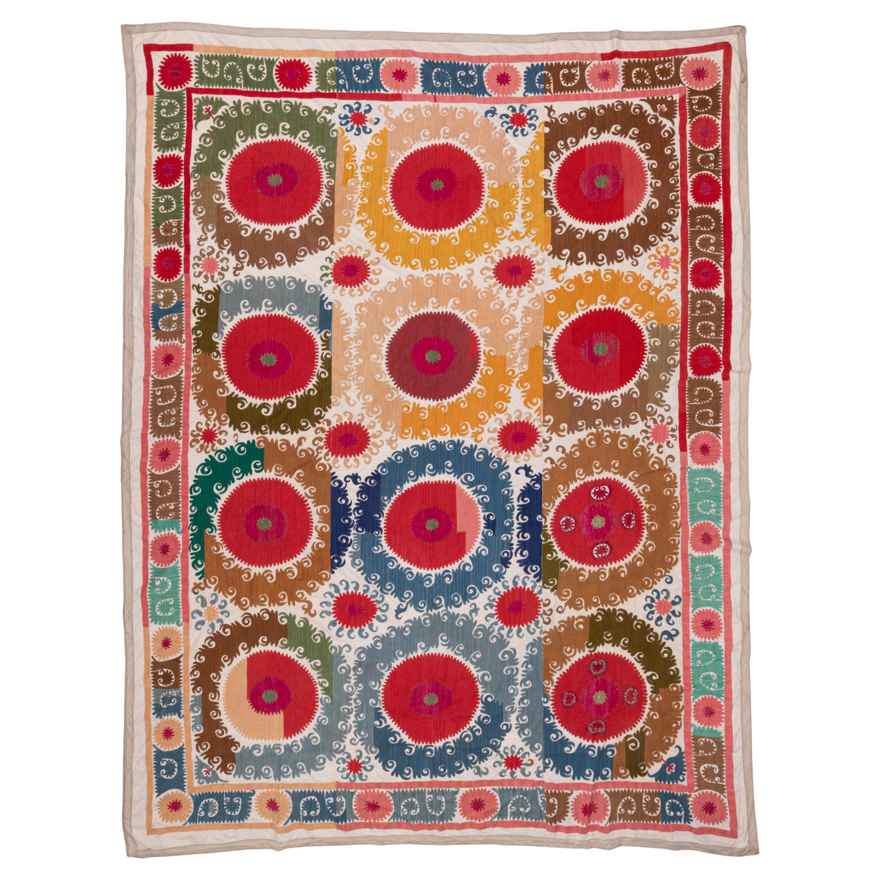 Dekorativ Mitte 20. Jh.  Samarkand Suzani, Usbekistan