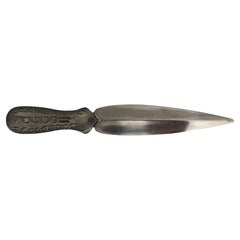 Decorative Mid-20th Century English Pewter Letter Opener