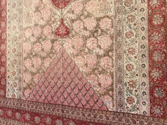 Kalamkar indien décoratif du milieu du 20e siècle de Bobyrug