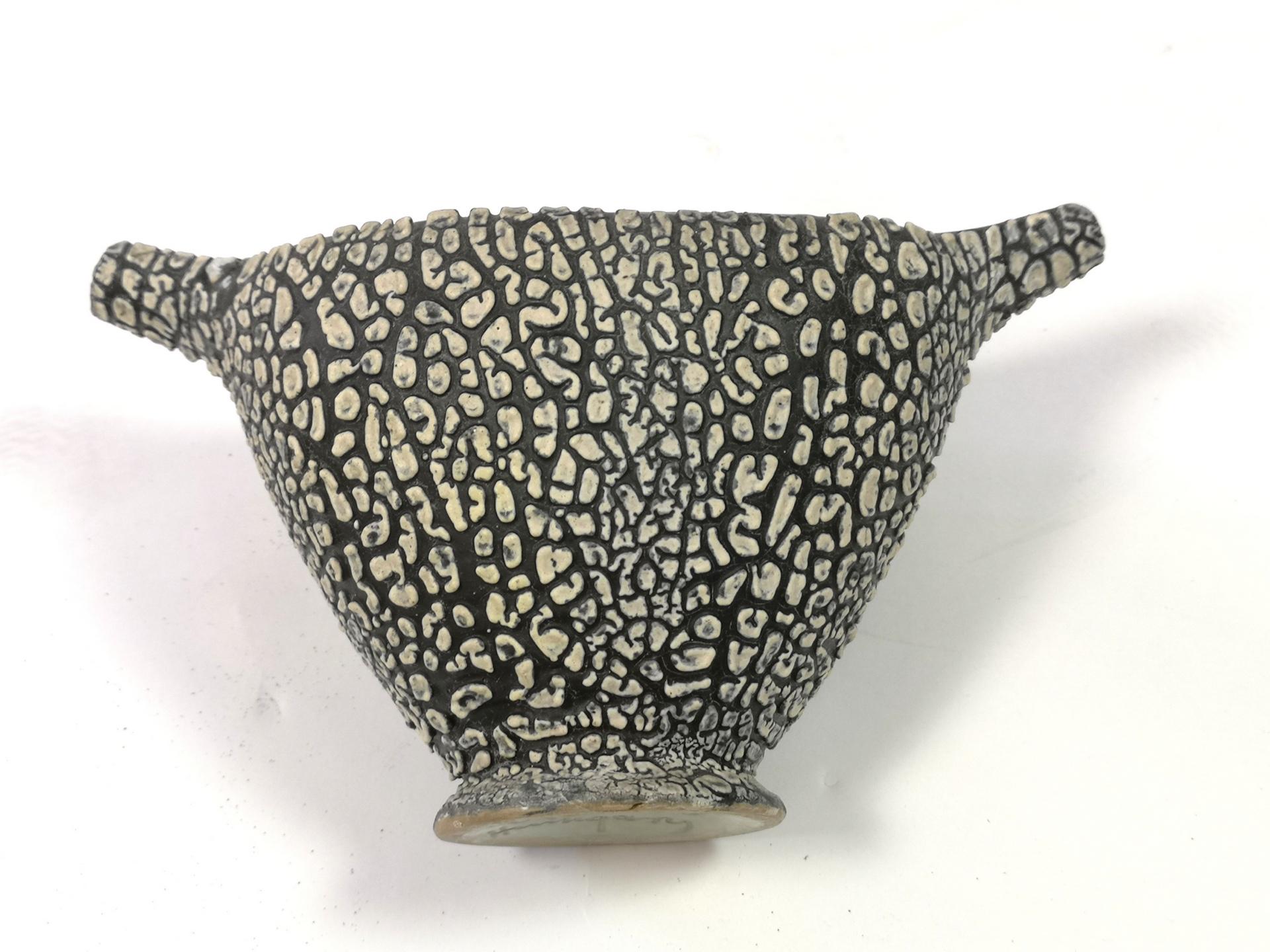 Decorative Mid-Century Ceramic Bowl by Ceramicist Geza Gorka, 1960's 1