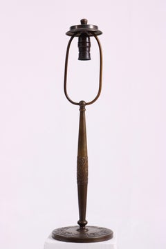 Decorative Mid-Century Danish Table Lamp in Brass, 1940s