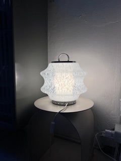 Decorative Mid-Century Italian table lamp, Murano glass, Reggiani/Mazzega style