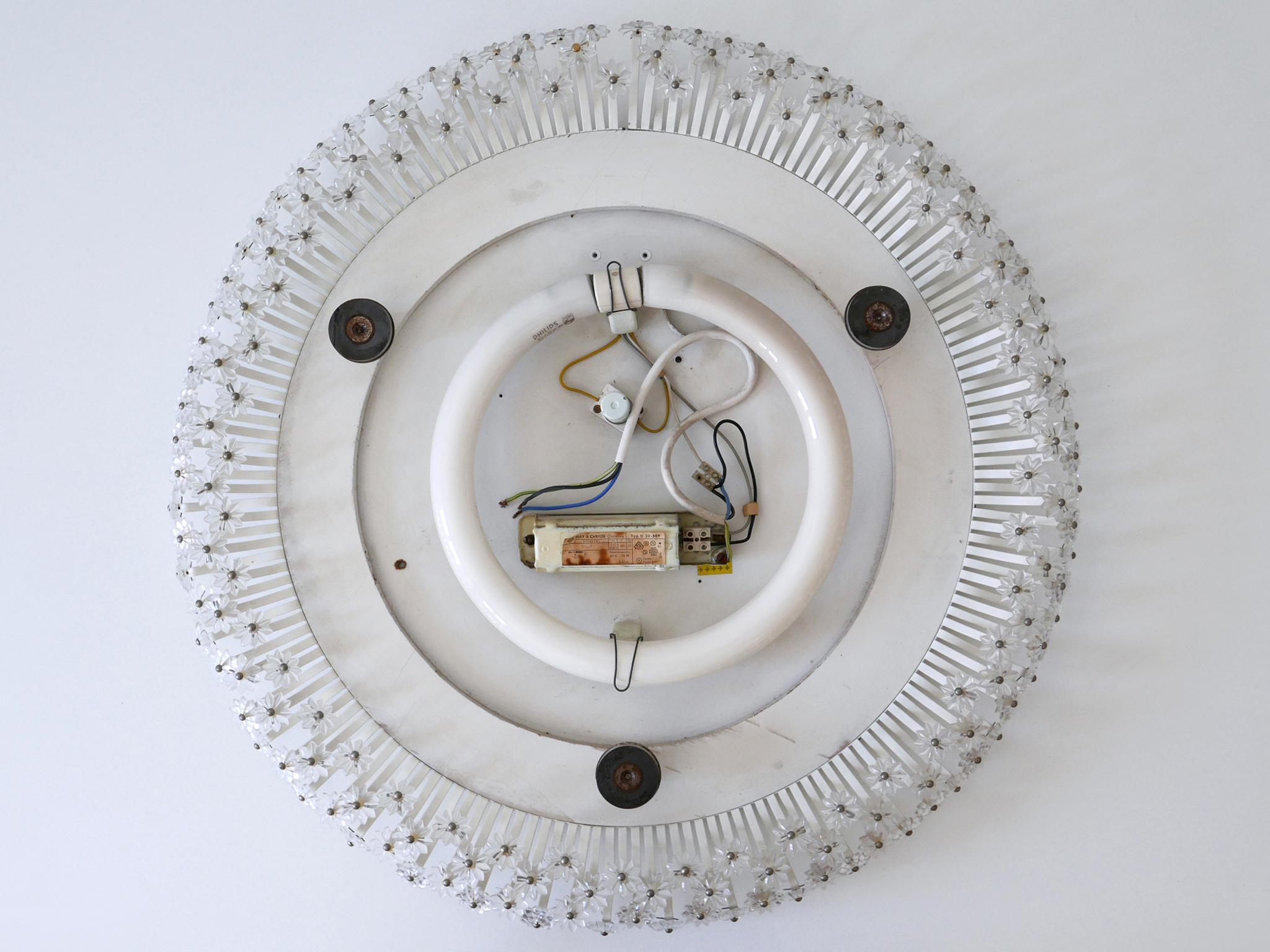 Miroir mural décoratif rétroéclairé moderne mi-siècle par Schninger, Allemagne, années 1960 en vente 11