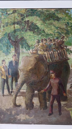 Decorative Mid Century Painting In Regent’s Park London