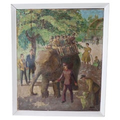 Decorative Mid Century Painting In Regent’s Park London