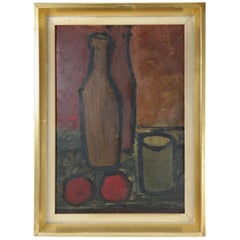 Decorative Mid-century Still Life by Endre Boszin from 1970