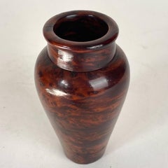 Decorative Miniature Vase/Pencil Cup in Thuja Burl, 1920s