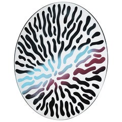 Decorative Mirror Abstract Shape "Vermicelli"
