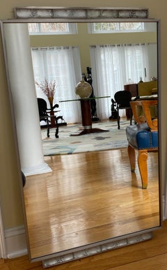 Decorative mirror with R. Lalique glass