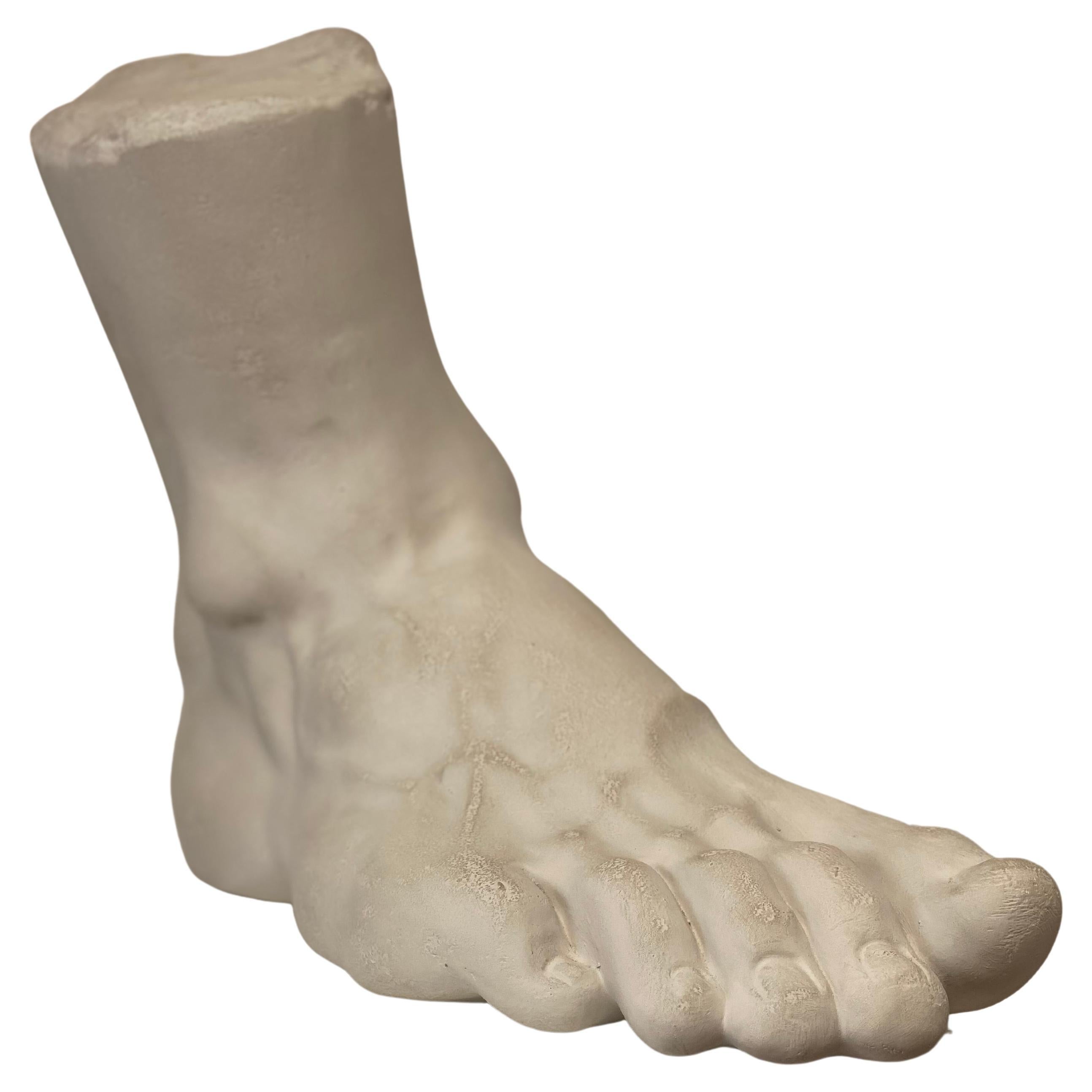 Dekoratives Modell eines Fußes