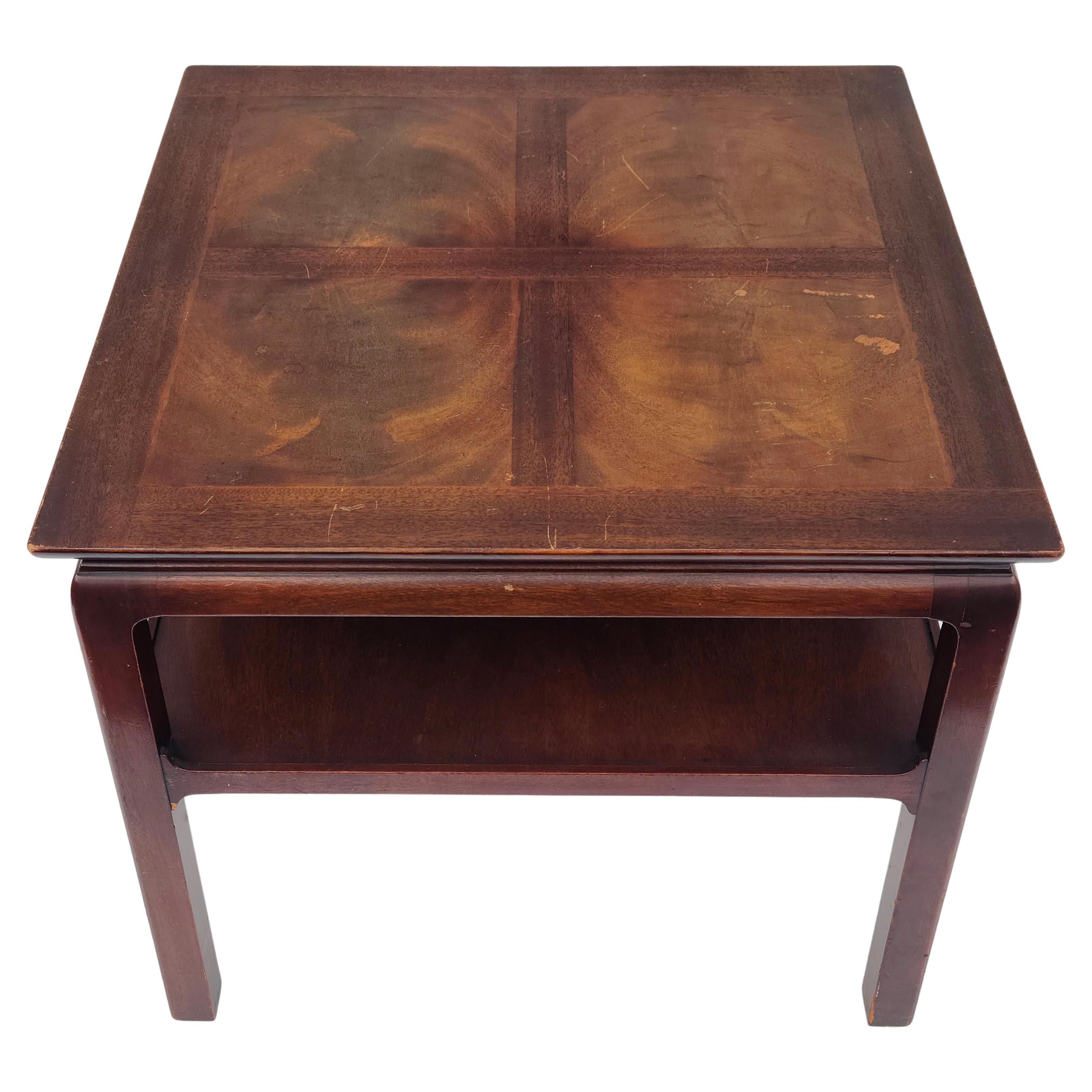 Mahogany Decorative Modern Sofa Table by Heritage Hendredon For Sale