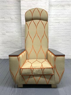 Decorative Modern Tall Back Armchair