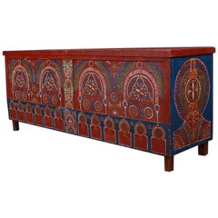 Vintage Decorative Moroccan Coffer