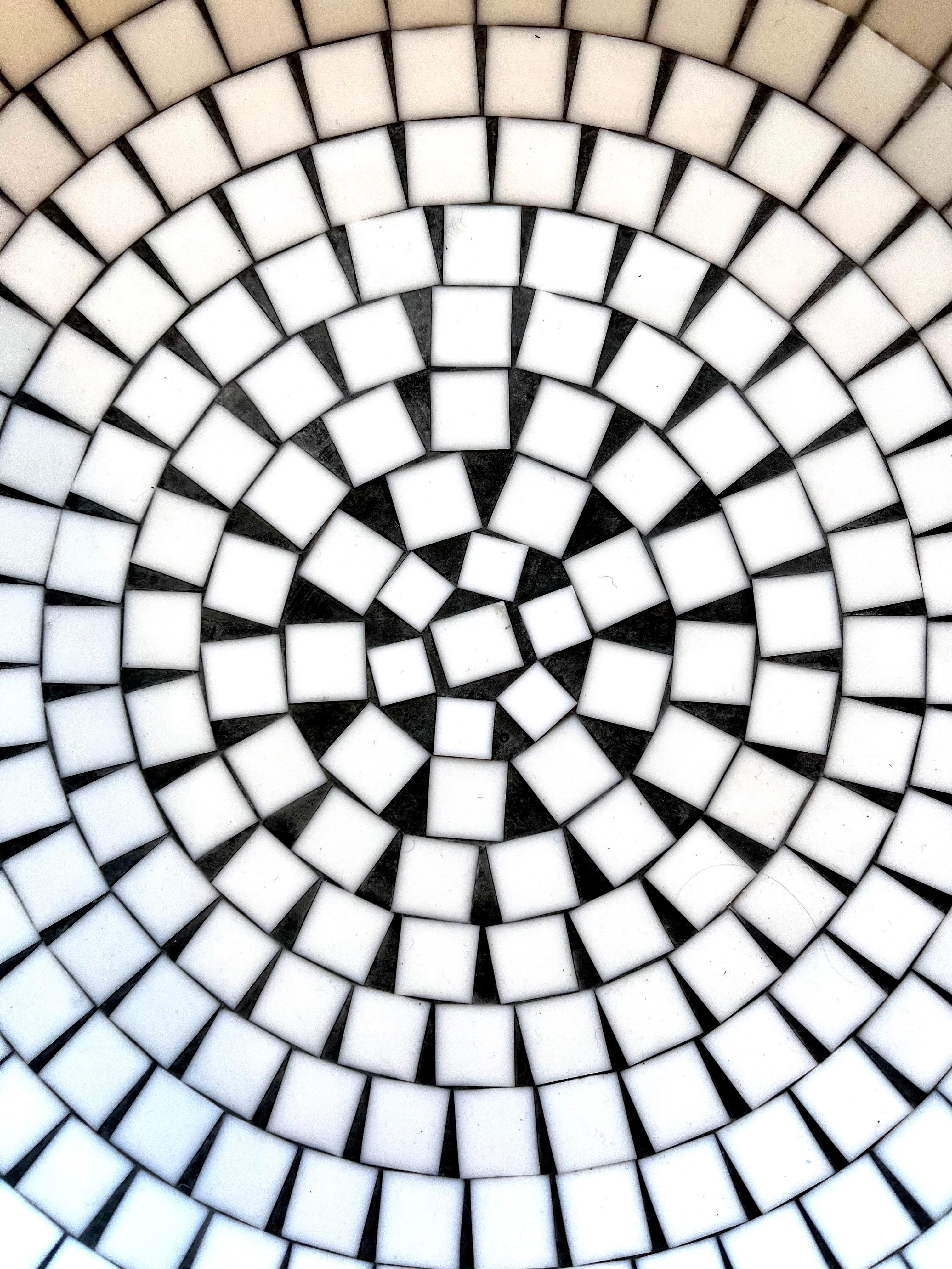 XX secolo Ciotola centrotavola decorativa con piastrelle a mosaico, danese, anni '70 in vendita