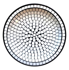 Decorative Mosaic Tile Centerpiece Bowl, Danish, 1970's
