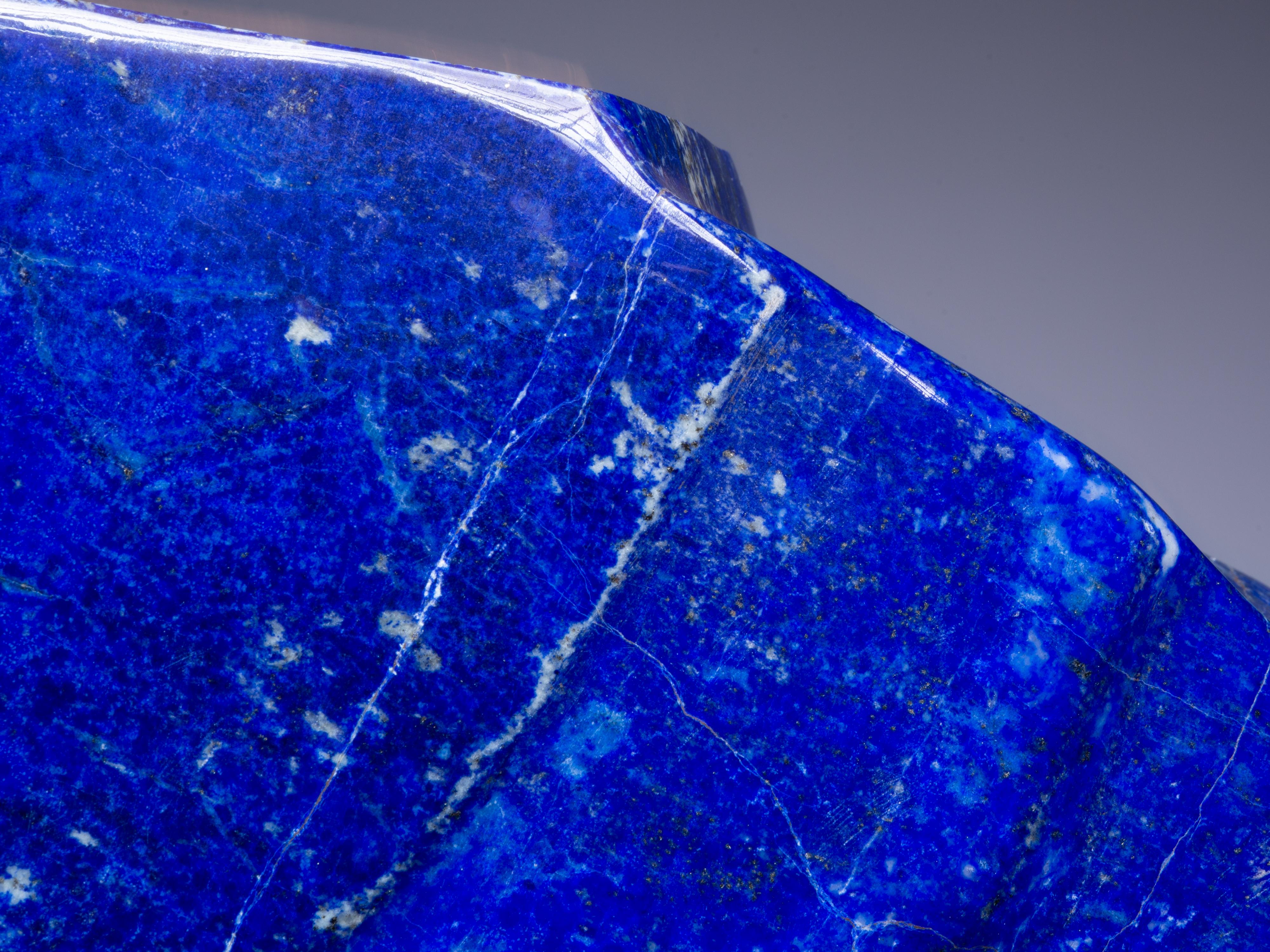 Decorative Mounted Lapis Lazuli Section For Sale 7