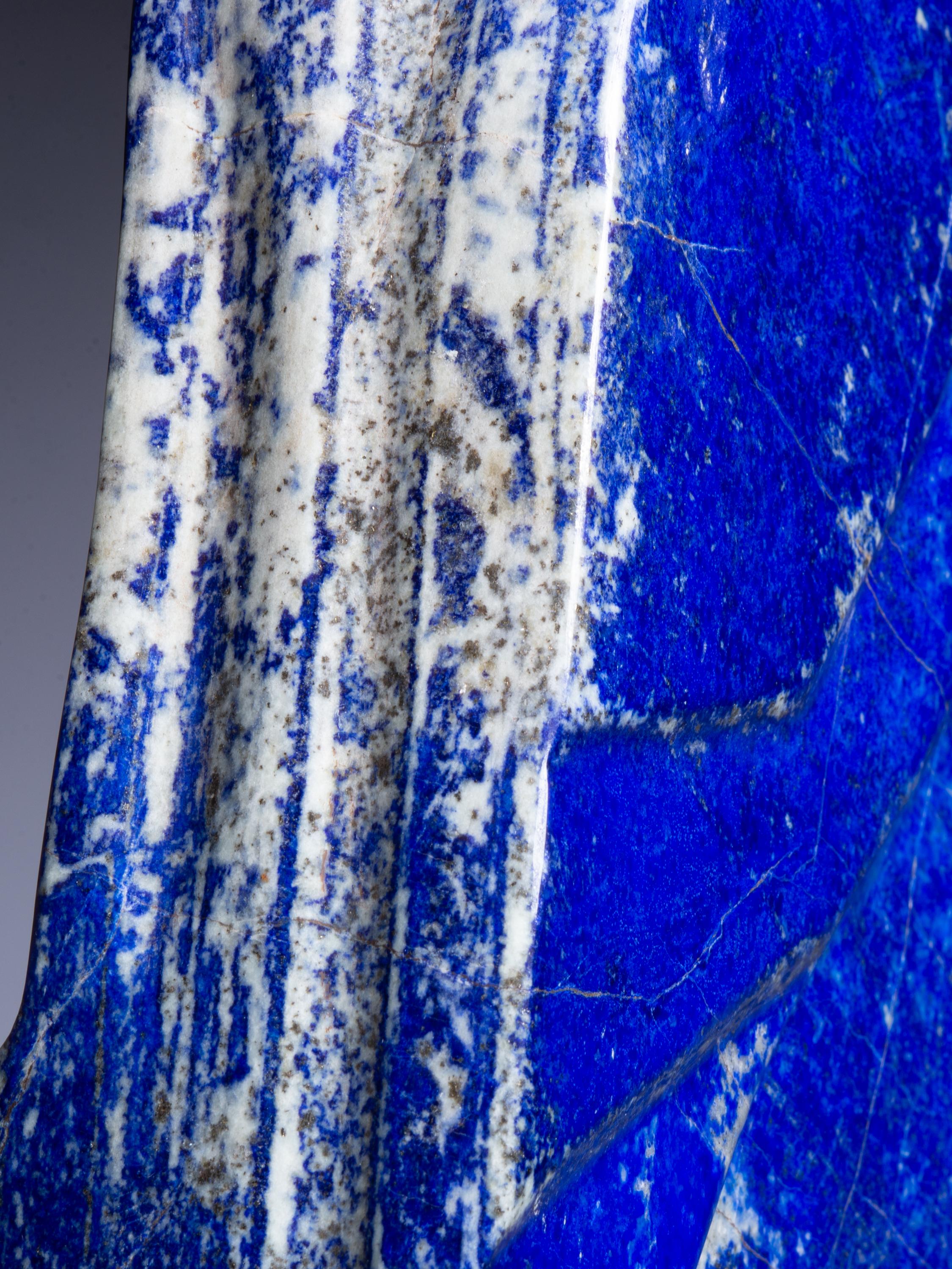 Decorative Mounted Lapis Lazuli Section For Sale 13