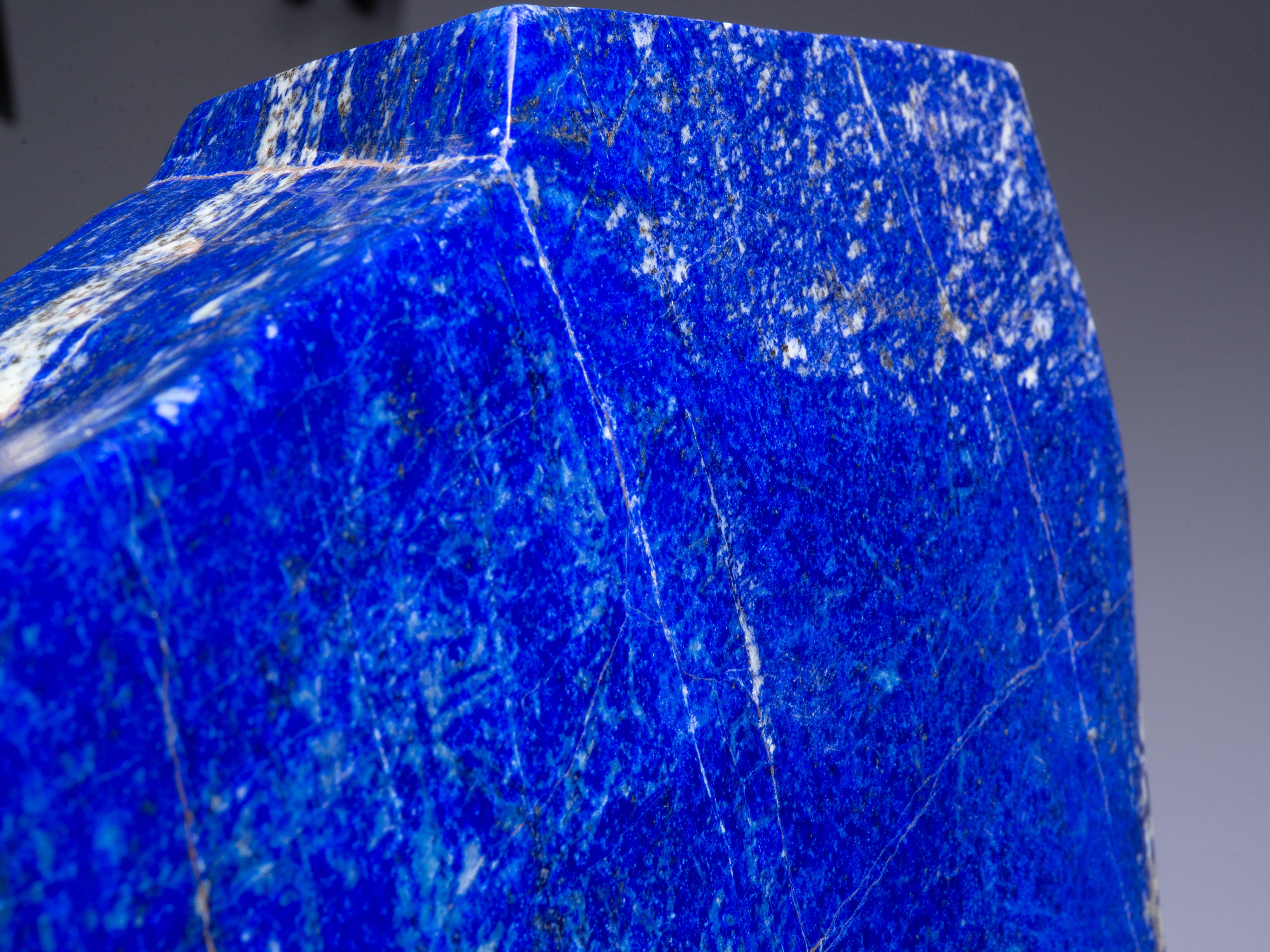 Decorative Mounted Lapis Lazuli Section For Sale 15