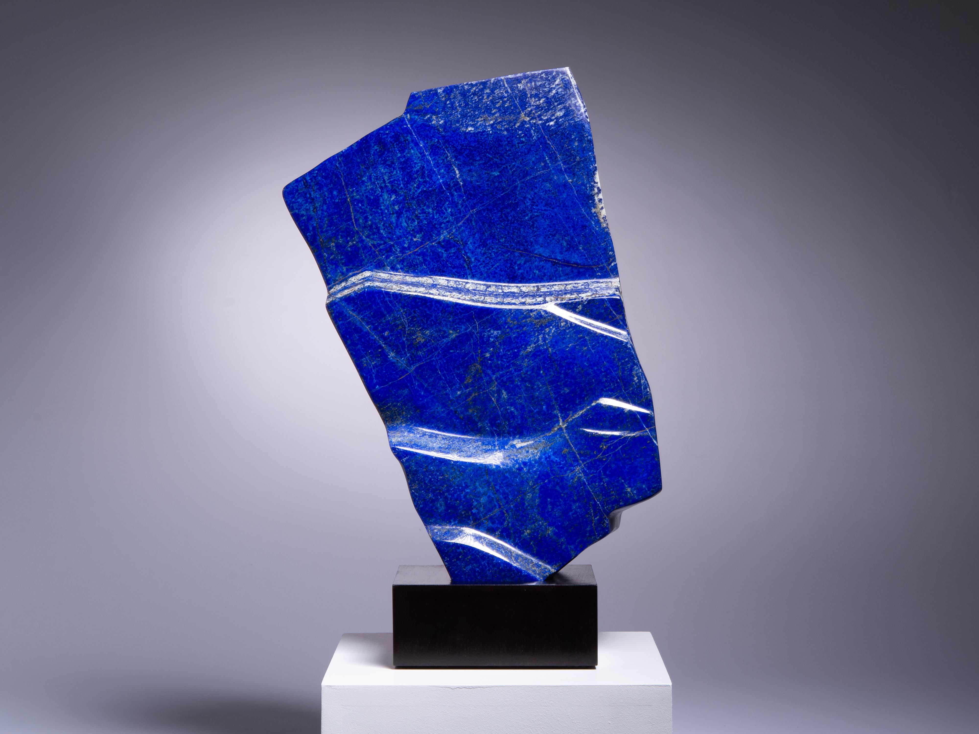 Decorative Mounted Lapis Lazuli Section In Excellent Condition For Sale In London, GB