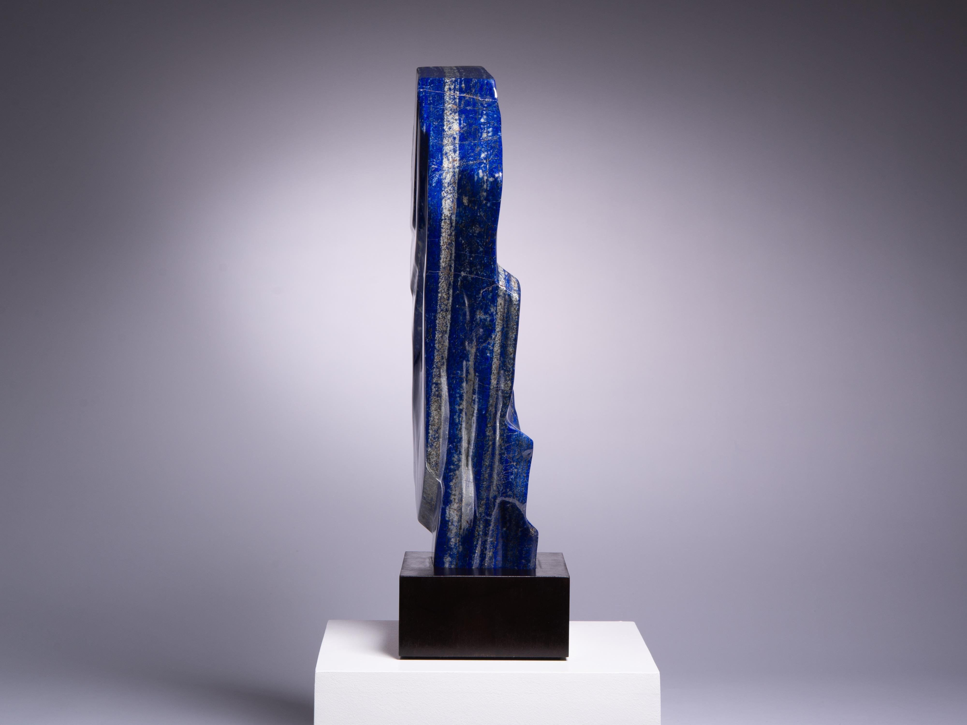 18th Century and Earlier Decorative Mounted Lapis Lazuli Section For Sale