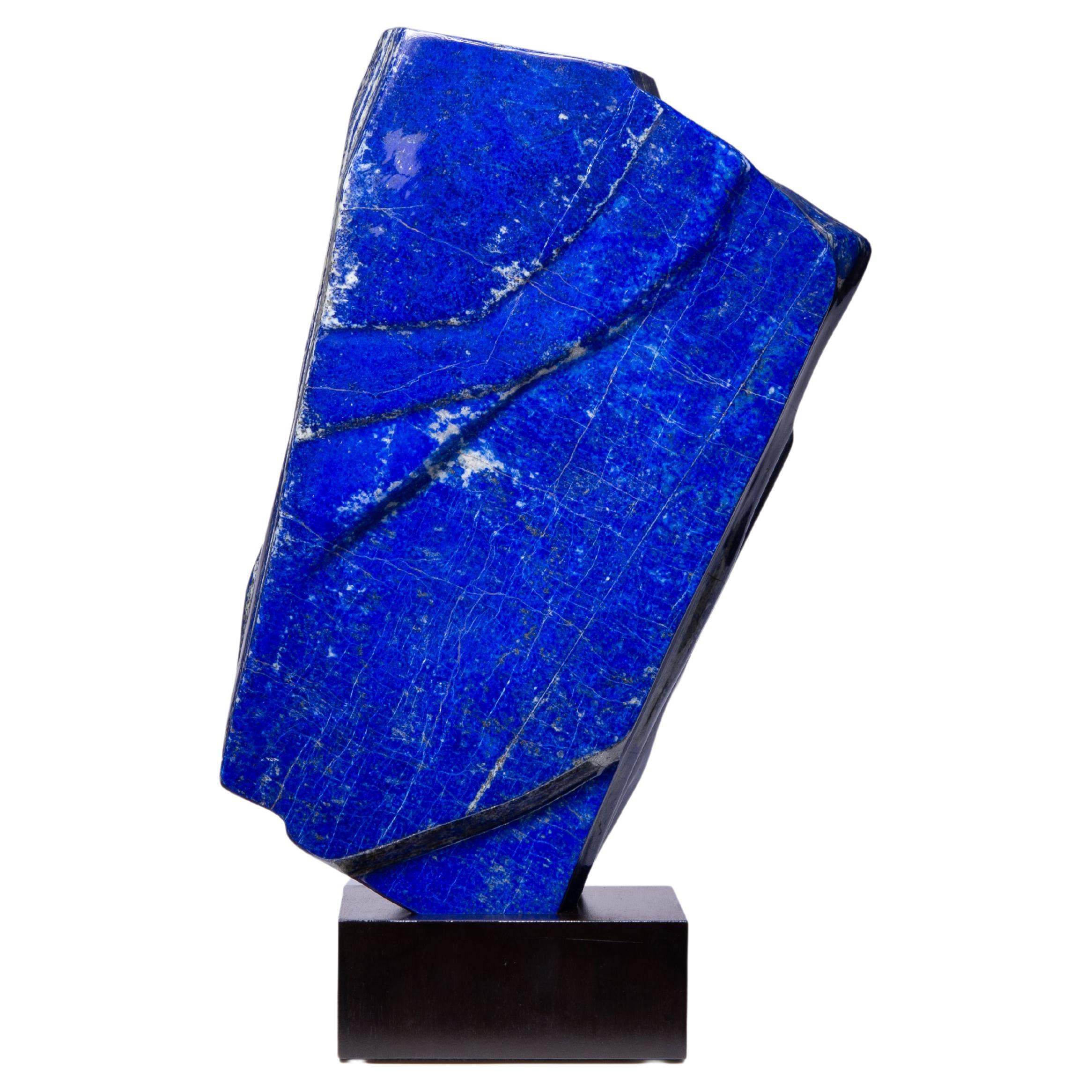 Decorative Mounted Lapis Lazuli Section