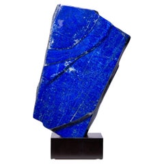 Antique Decorative Mounted Lapis Lazuli Section