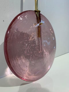 Dekorative Hängeleuchten aus Muranoglas in Scheibenform