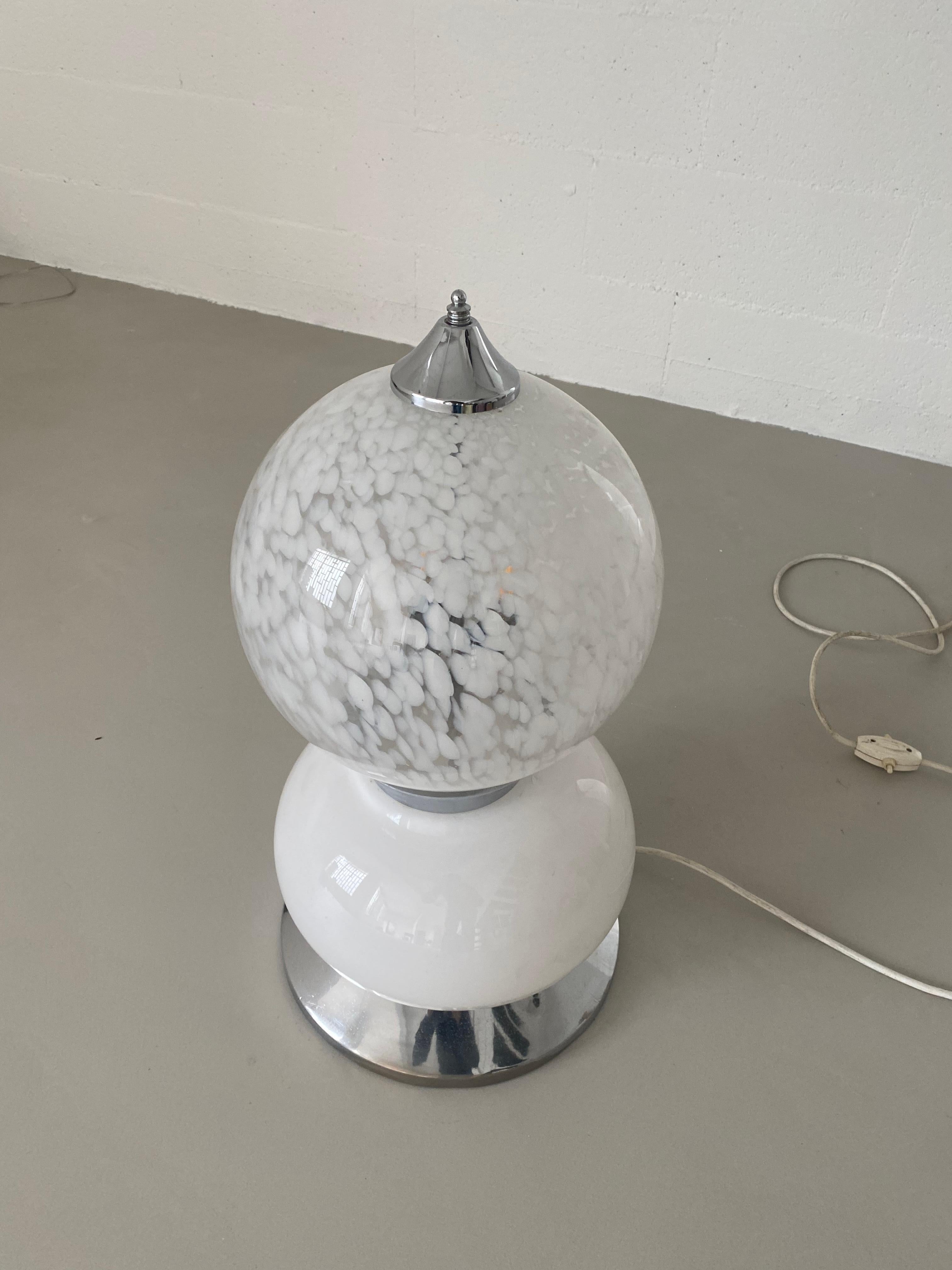 Lámpara decorativa de pie / sobremesa de cristal de Murano, Carlo Nason para Mazzega en venta 5