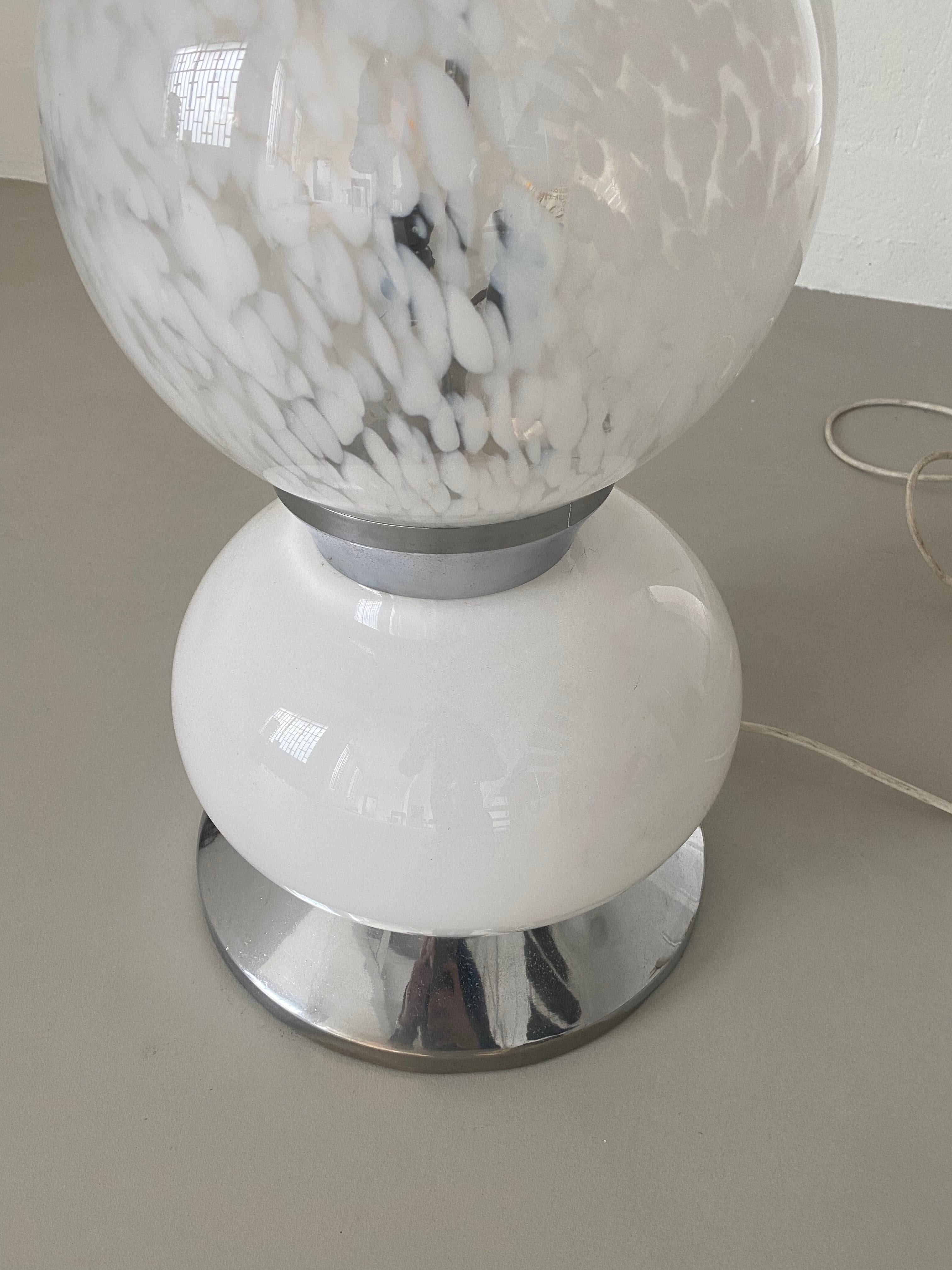 Lampadaire / lampe de table décorative en verre de Murano, Carlo Nason pour Mazzega en vente 6