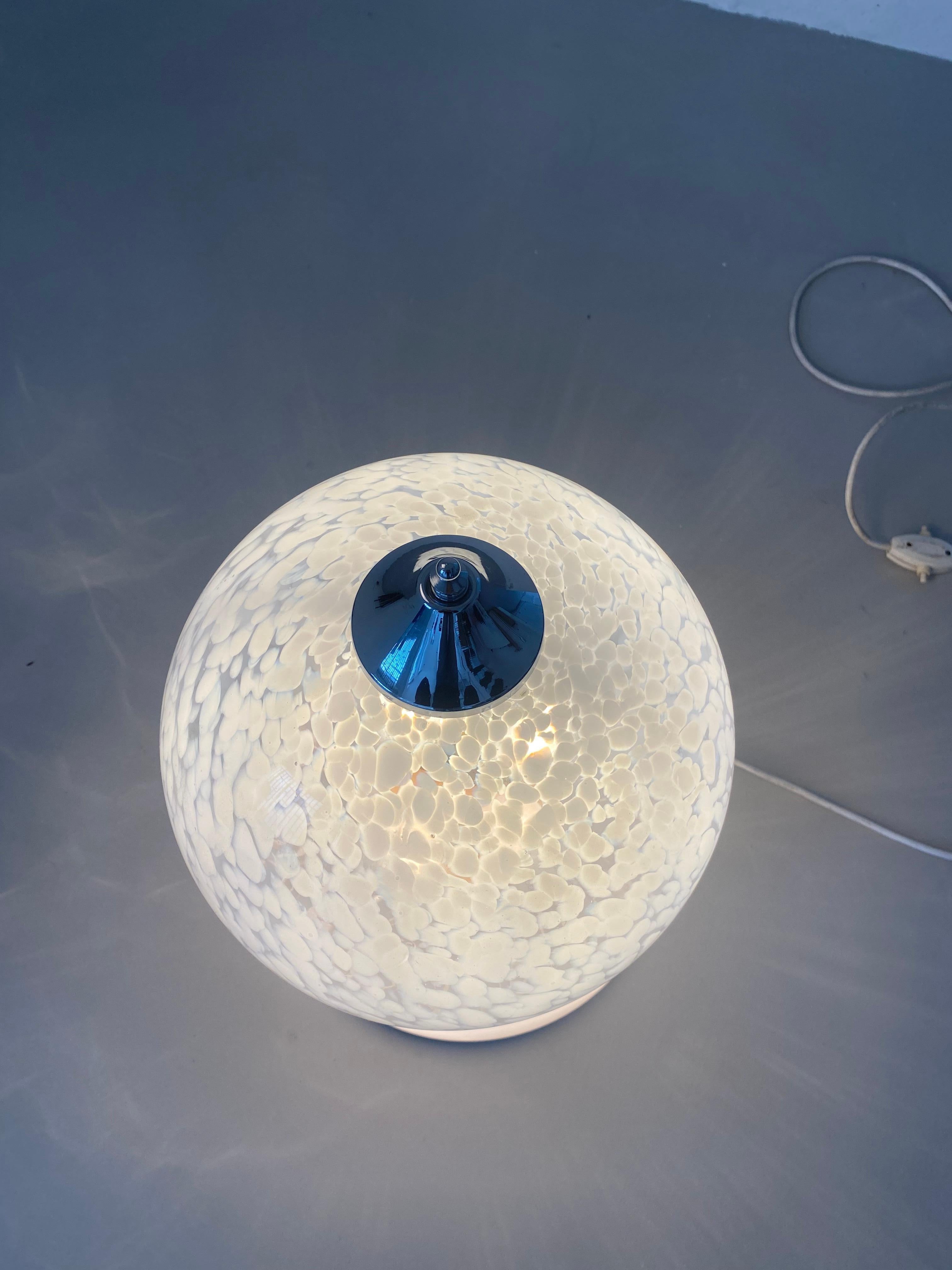 Decorative Murano Glass Floor / Table Lamp, Carlo Nason for Mazzega For Sale 2