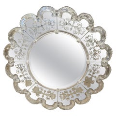 Espejo Decorativo con Forma de Murano