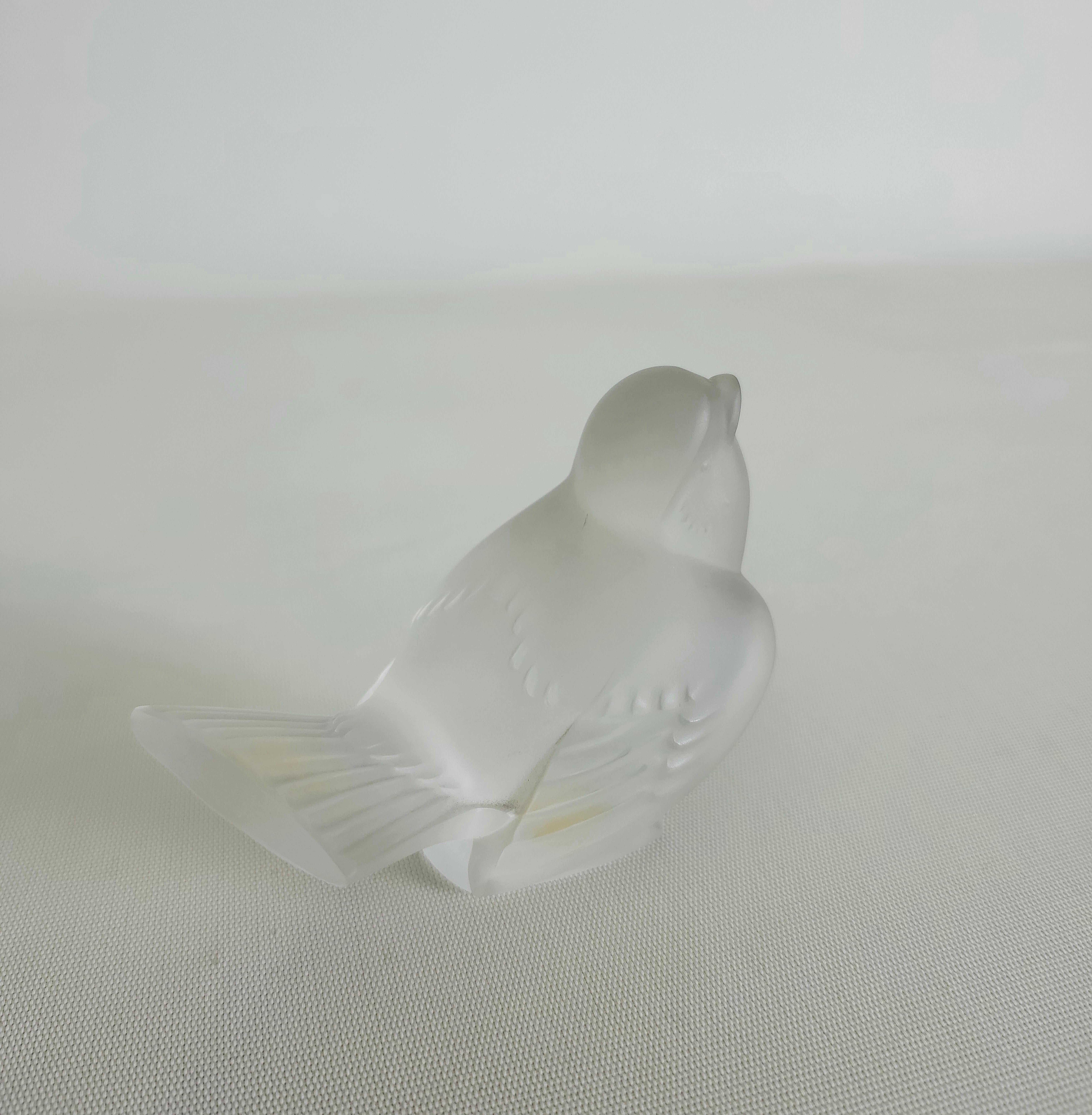Decorative Object Animal Sculpture Crystal Glass Lalique Midcentury France 1960s For Sale 2