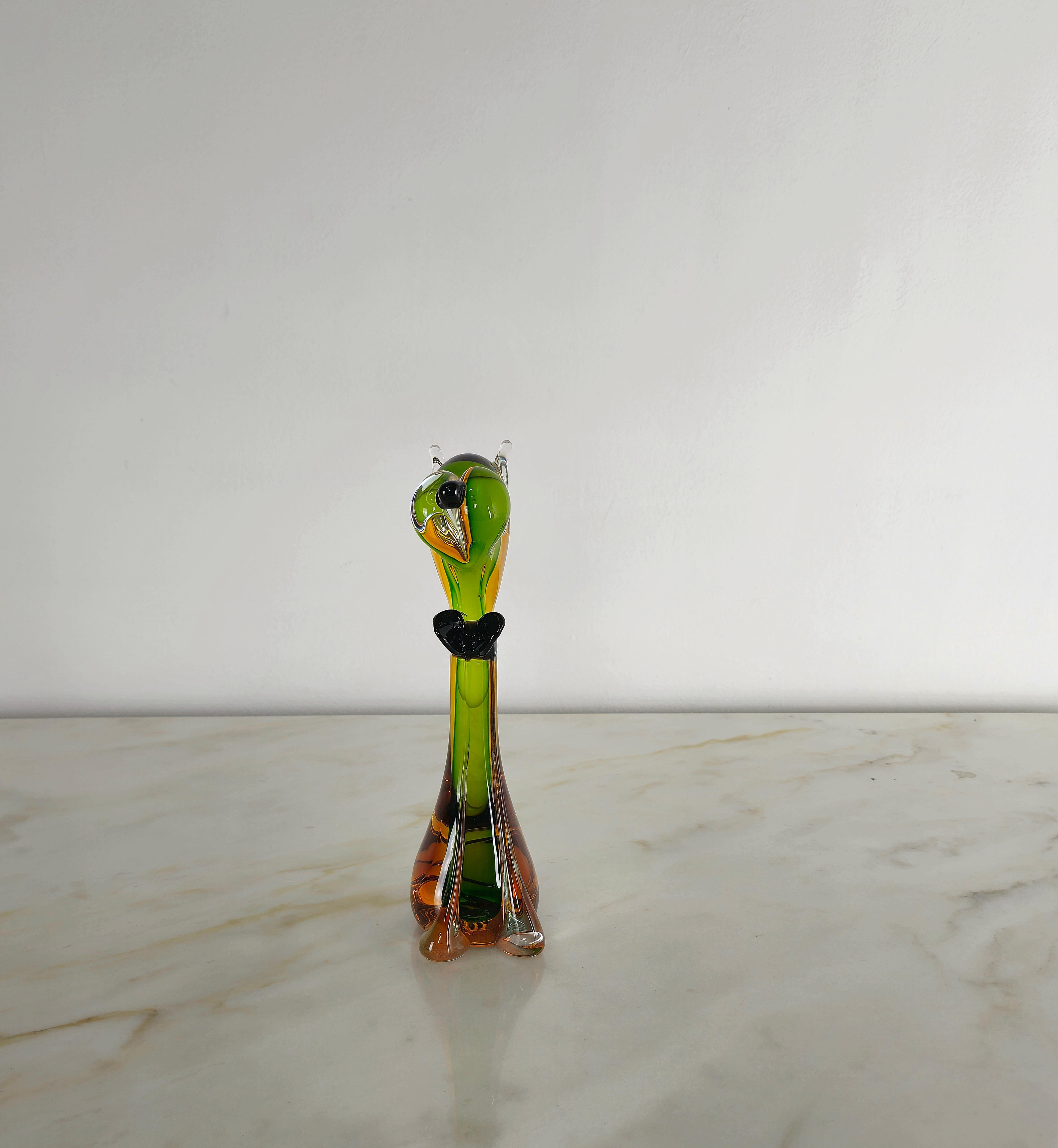 Decorative Object Animal Sculpture Dog Murano Glass Midcentury Modern Italy 1960 im Angebot 3