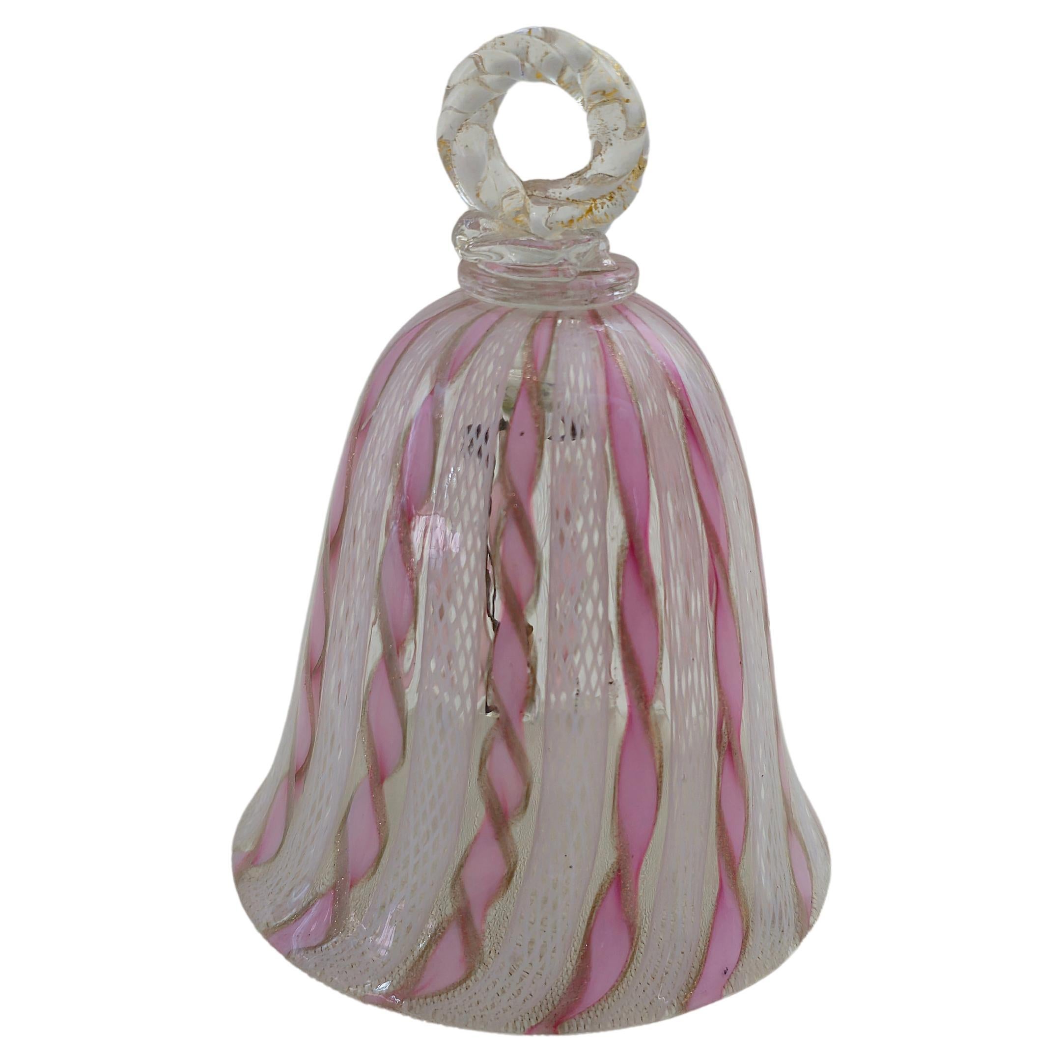 Decorative Object Bell Murano Glass Midcentury Italia Design 1970s For Sale