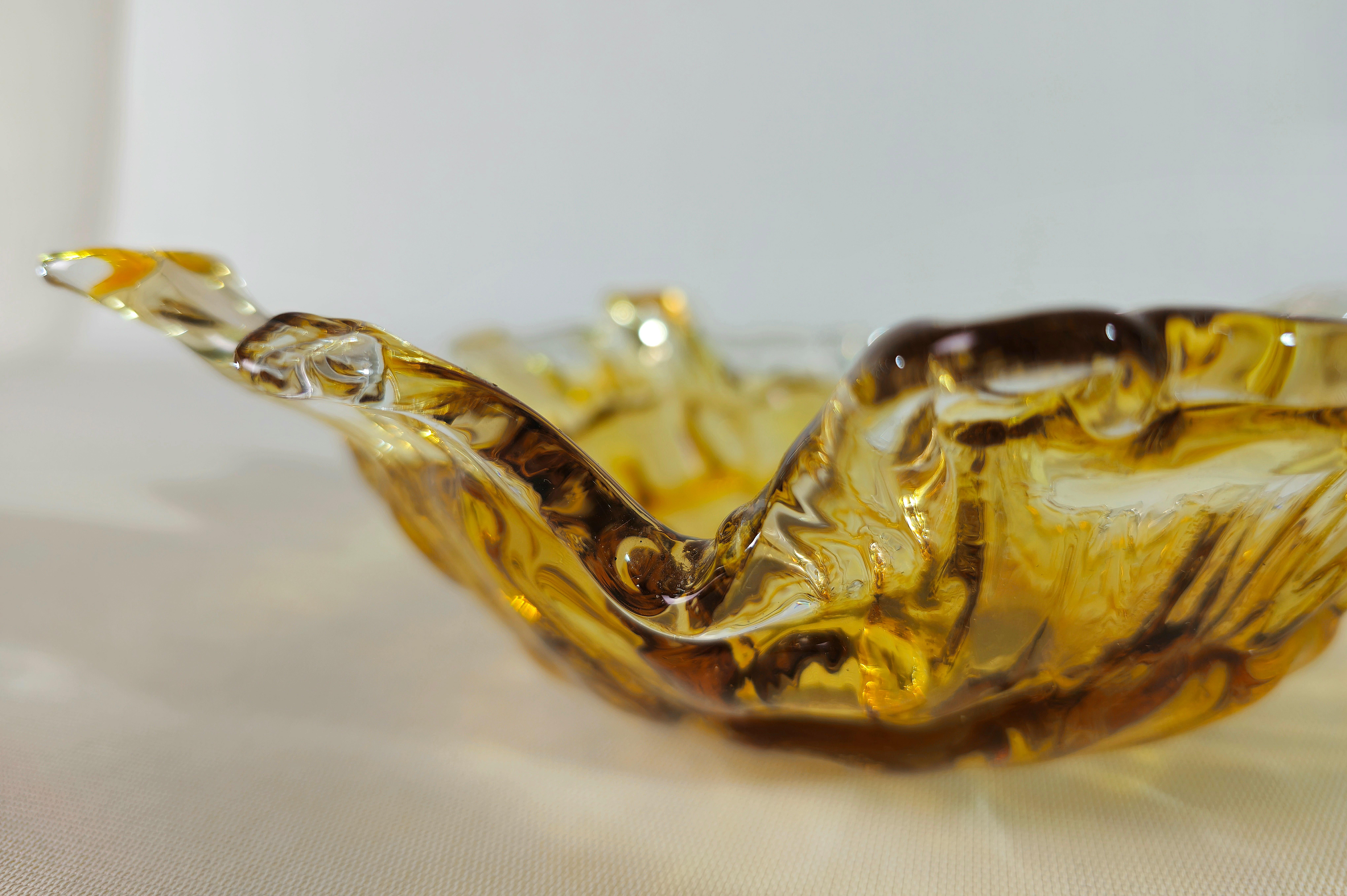 20th Century Decorative Object Bowl Murano Glass Midcentury  Italia Design 1960/70s For Sale