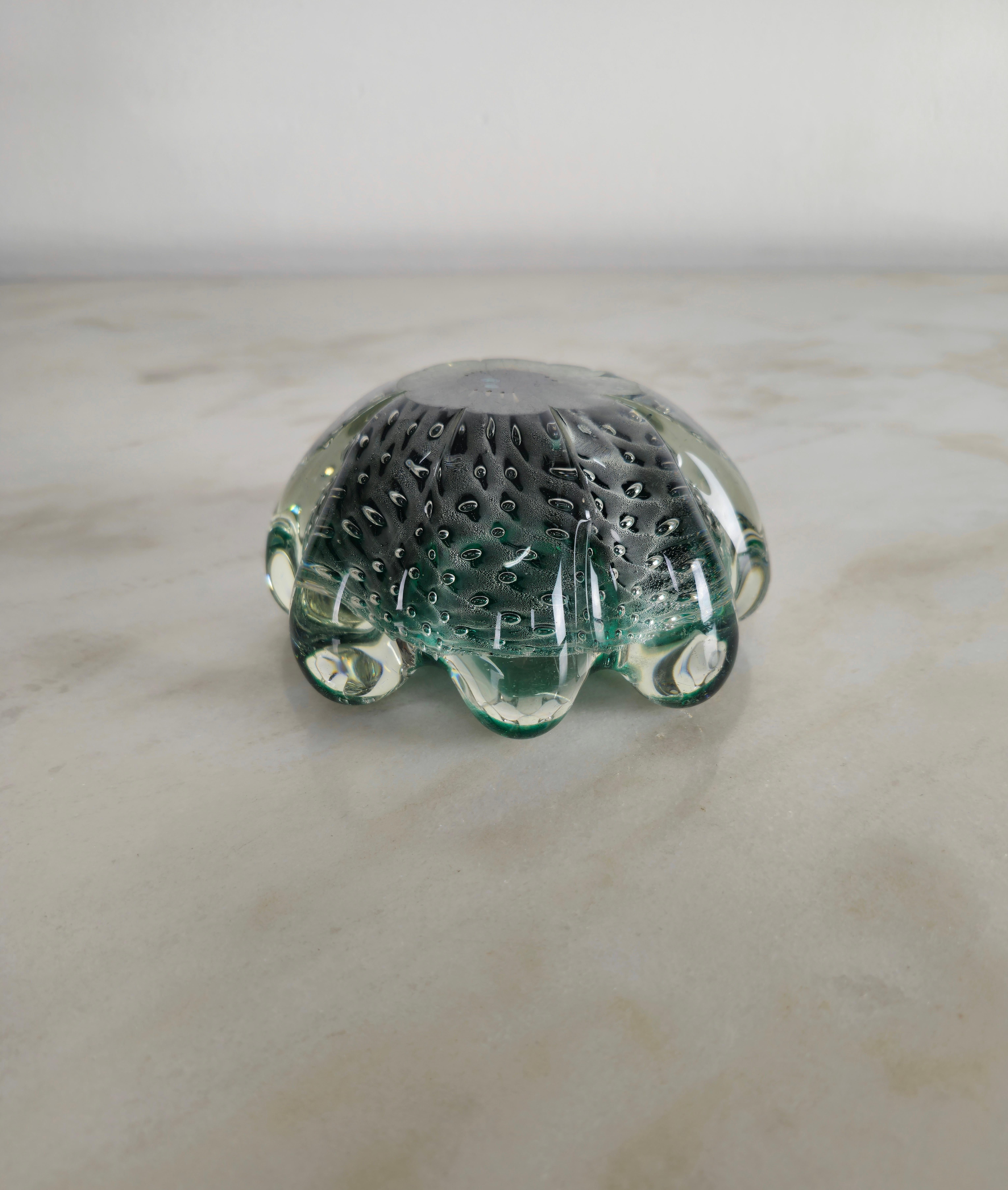 Decorative Object Bowl Seguso Bullicante Murano Glass Midcentury, Italy, 1950s 1