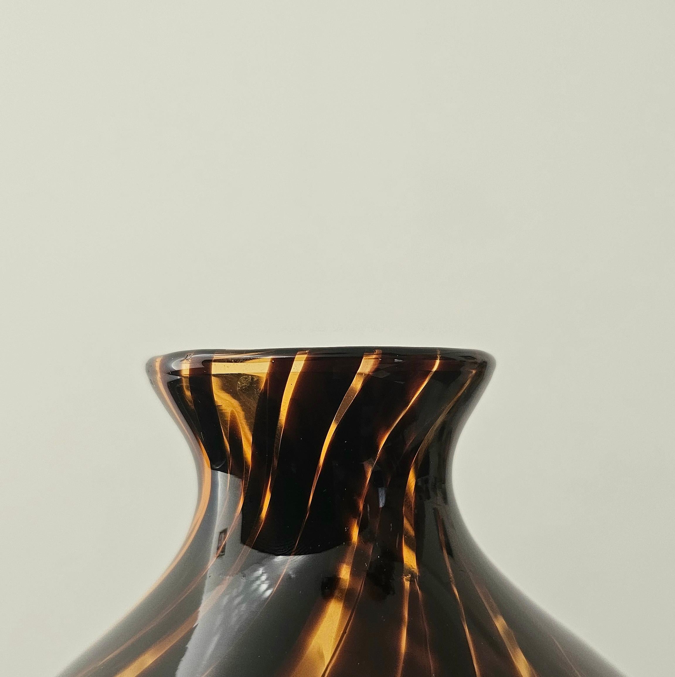 Objet décoratif en verre de Murano tacheté Mid-Century Modern Design Italie années 70 en vente 1