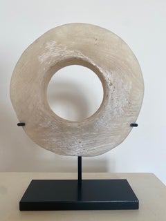 Decorative Oriental Object, Bracelet In Shell , on Metal Stand
